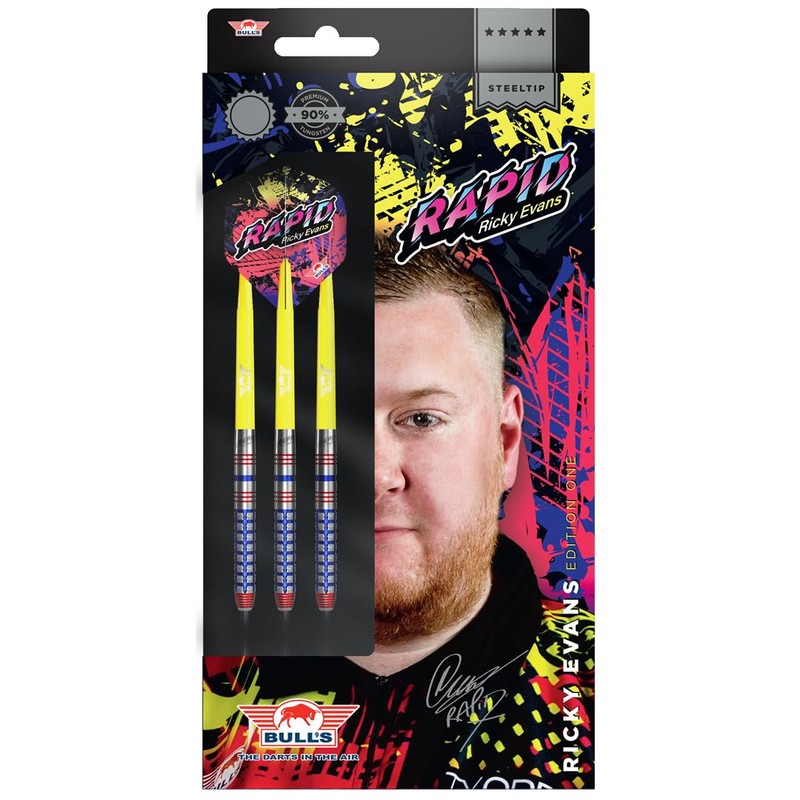 Bulls Ricky Evans 90% Steel Tip Darts 22 g