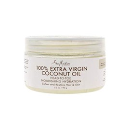 Shea Moisture - Aceite de coco 100% virgen extra para unisex, aceite de 3.2 onzas, Multi, 15 oz