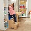 Melissa & Doug Kids Wooden Step Stool - Light Natural