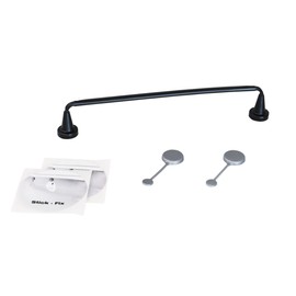 Reenbergs Magnetic Cloth Rail Danish Design | Made in Denmark | Black Flexible PE or Aluminum (Black Flexible PE w/Regular Magnets)