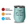 Friendship Teal Edition Wine Tumbler 12oz - I Wish You