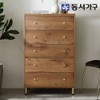Dongseo Furniture Salt Olivia 5-drawer chest mnj024, white / 동서가구