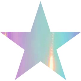 NBFU Stars Starburst Sky 2 (Holographic Opal Purple) (Set Of 2) Premium Waterproof Vinyl Decal Stickers For Laptop Phone Accessory Helmet Car Window Bumper Mug Tuber Cup Door Wall Decoration