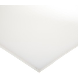 HDPE Polyethylene Sheet, Smooth, UL 94HB, Translucent White, 3/4" Thick, 24" Width, 36" Length