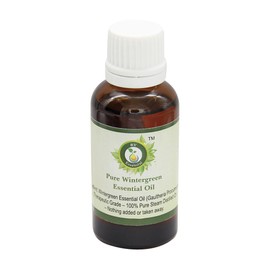R V Essential Pure Wintergreen Essential Oil 15ml (0.507oz)- Gaultheria Procumbens (100% Pure and Natural Steam Distilled)