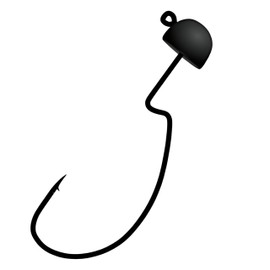 U.S.A. BASS TACKLE Mushroom Cloud Tungsten Ned Rig Jig Head Shroom Jig Heads for Finesse Fishing, Weedless Jig Head for Bass Fishing with Soft Plastic Lures (EWG Ned, 1/6oz)