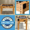 SereneLife 48in Competition Sized Foosball Table, Soccer for Home, Arcade