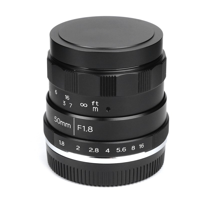 NEWYI 50mm F1.8 M4/3 Mount Large Aperture Portrait Manual Lens