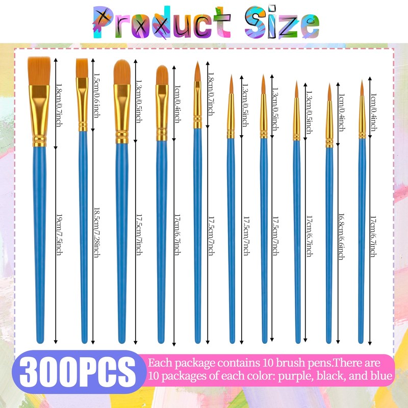 330 Pcs Painting Brushes Palettes Set, Perfect Art Painting Set