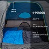 CAMEL CROWN Tents for Camping 4 Person Tent Waterproof Easy