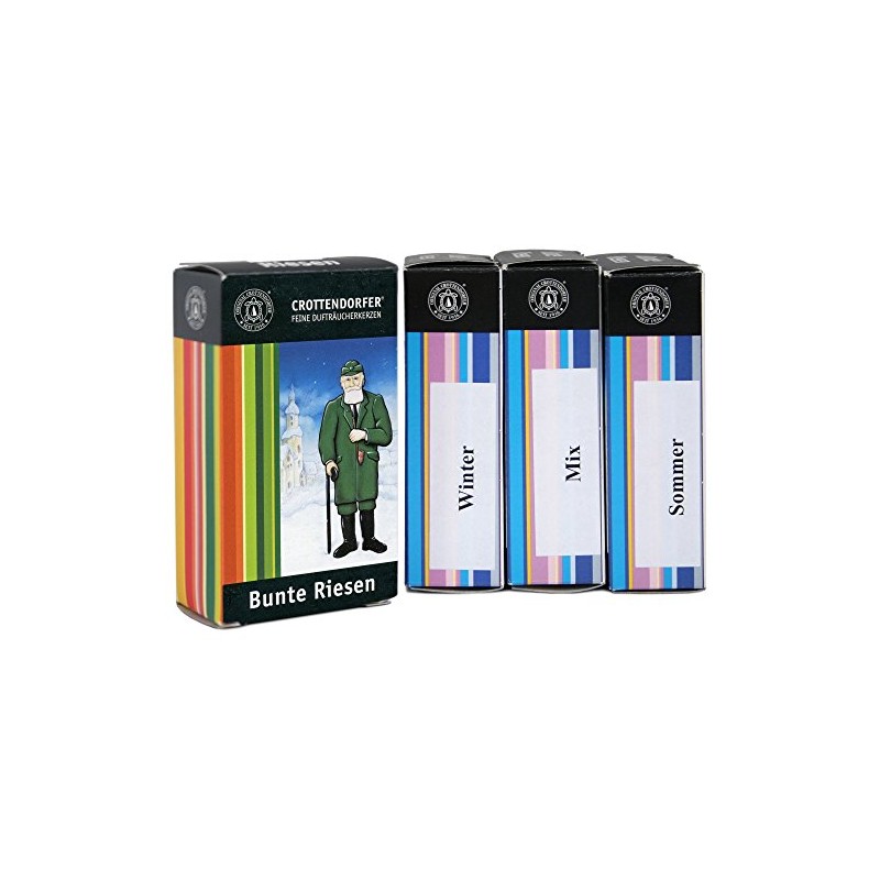 Original Crottendorfer Incense Cones Giant XL Set of 4 Colourful