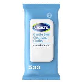 Cetaphil Cetaphil Face and Body Wipes, Gentle Skin Cleansing Cloths, 25 Count (Pack of 3), for Dry, Sensitive Skin, Flip Top Closure, Great for the Gym, Travel, in the Car, Hypoallergenic, Fragrance Free