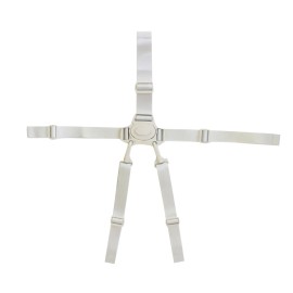 5 Point Harness Straps Baby Seat Belt for Stroller High Chair Pram Buggy White w