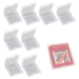8 Pack Clear Plastic Game Card Storage Box Dust Cover Clear Protective Case Protective Box Packaging for Gameboy Color Gameboy GB/GBC/GBP