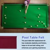YELARXI Billiard Cloth Pool Table Felt, 8ft with 6 Cloth
