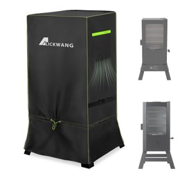 Outdoor Heavy Duty 600D Waterproof Universal Electric Smoker Cover,for Masterbuilt 30 Inch Digital Electric Vertical BBQ Smoker with or Without Legs,Foldable Skirt,25"x25"x40"