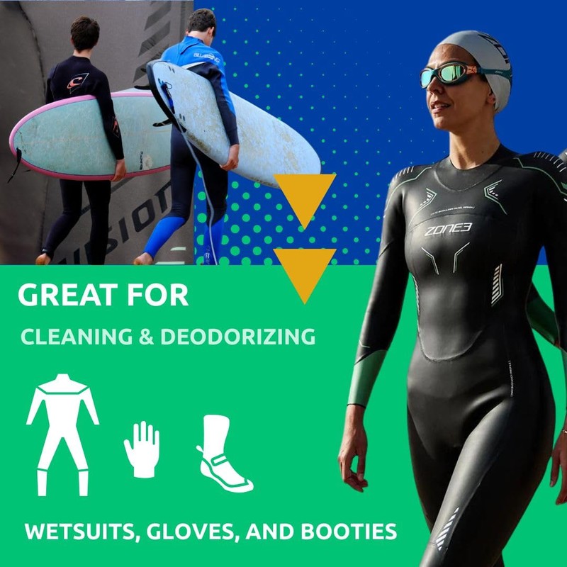 Nikwax Wetsuit Refresh 1L, Cleans, Conditions & Deodorizes Wetsuits, Booties