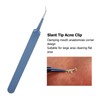 5pcs Blackhead Remover Professional Stainless Blue Acne Needle Tool Set