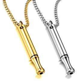 Breathing Necklace, Anxiety Necklace Breathing, Mindful Breathing Necklace, Breathing Necklace, Necklace for Anxiety Relief, Meditation, Gift for Women Men((Gold+Silver