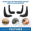 A ABSOPRO Mud Flap Splash Guard with Mount Accessories Front