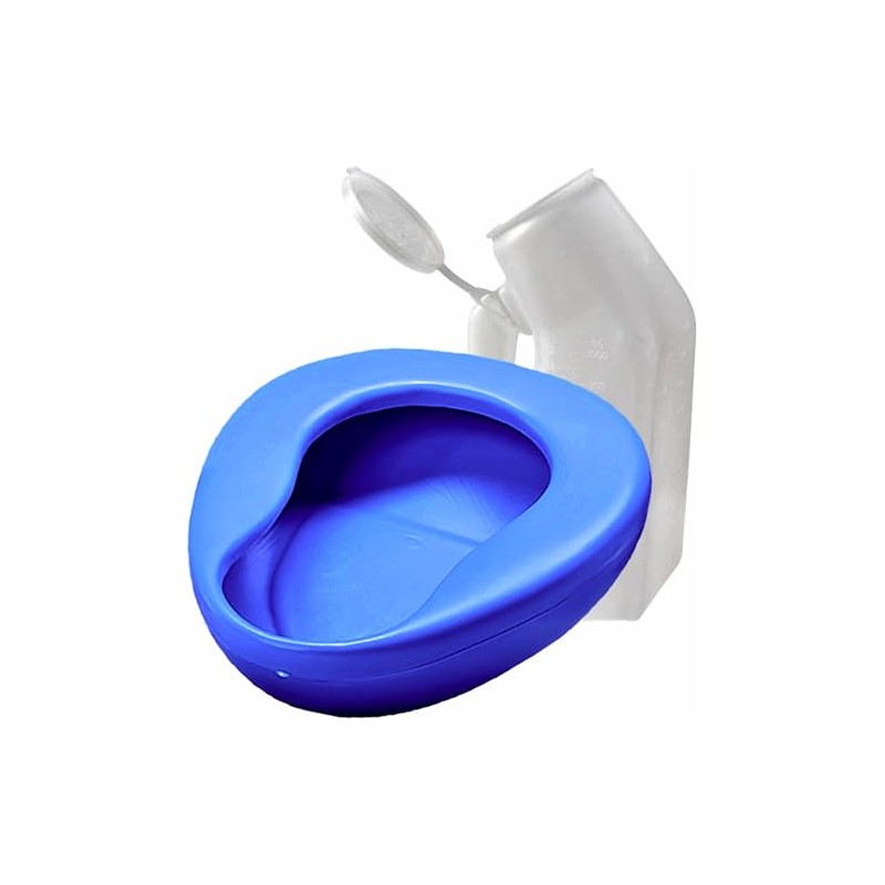 COMODO PLASTICO Y ORINAL PLASTICO KIT PARA PACIENTE (KIT MASCULINO)