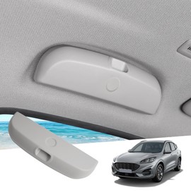 GAFAT Compatible with Ford Kuga 3 MK3 ST-Line 2020-2024 2025 Sunglasses Holder Glasses Case Car, Kuga MK3 2024 Storage Box Organiser, Kuga 3 Accessories (Grey Upgrade)