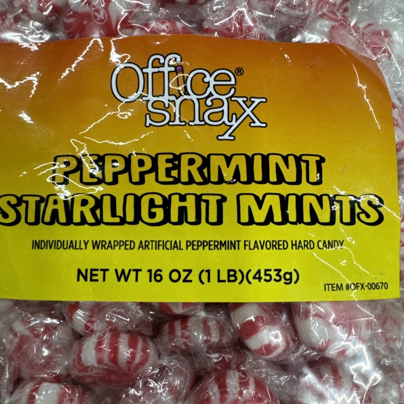 Office Snax Starlight Peppermints Hard Candy (ofx-00670) (ofx00670)