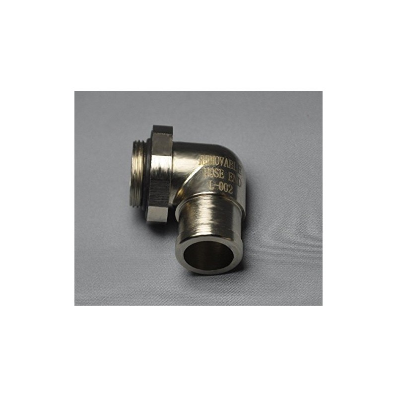 EZ Oil Drain Valve Hose End - L-Shape Large