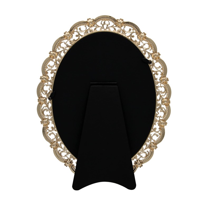GIFTY GIFTY Victorian Oval Photo Frame / 6x8 In |