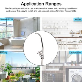 Restokki Kitchen Sink Faucets, 1/4 Inch Zinc Alloy Kitchen Faucet, Reverse Osmosis RO Drinking Sink Water Filter