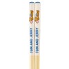 Skater Bamboo Safety Chopsticks, Chopsticks, Bamboo Chopsticks, 8.3 inches (21