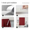 Sovtfides Cortinas Autoadhesivas, Cortinas Adheribles Persianas Opacas Cubiertas de Ventana