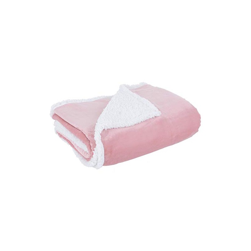 Hodge and Hodge Flannel Blanket With Sherpa Fleece Lining 150x200cm