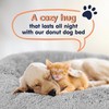 Donut Dog Bed - Premium Comfort for Anxiety Relief -