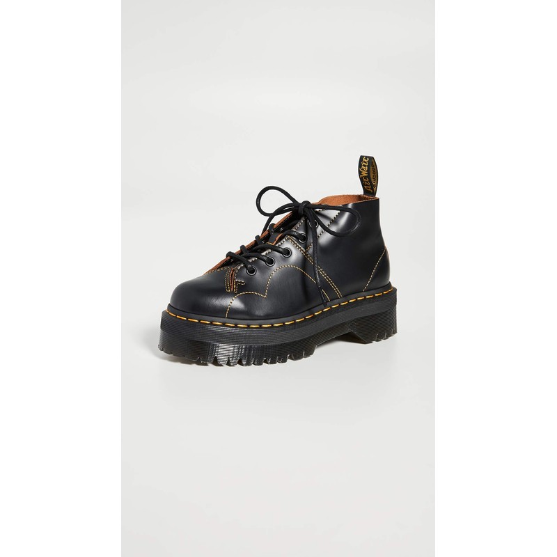 Dr. Martens Unisex Combat Boot, Black Vintage Smooth, 7 US