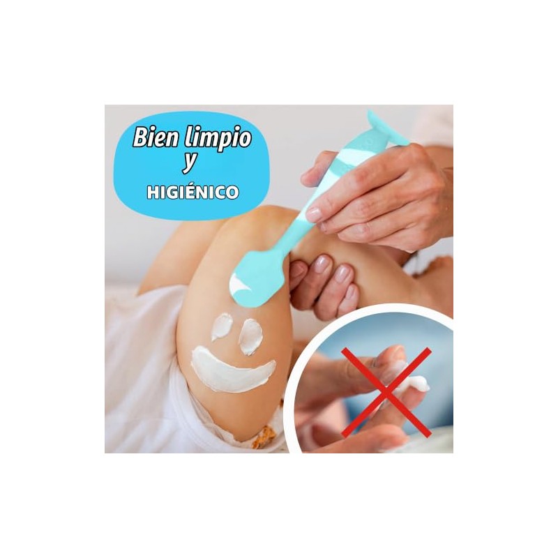 Bumco Espátula Crema Pañales Bpa Esencial Bolsa Suave Bebés Pasta