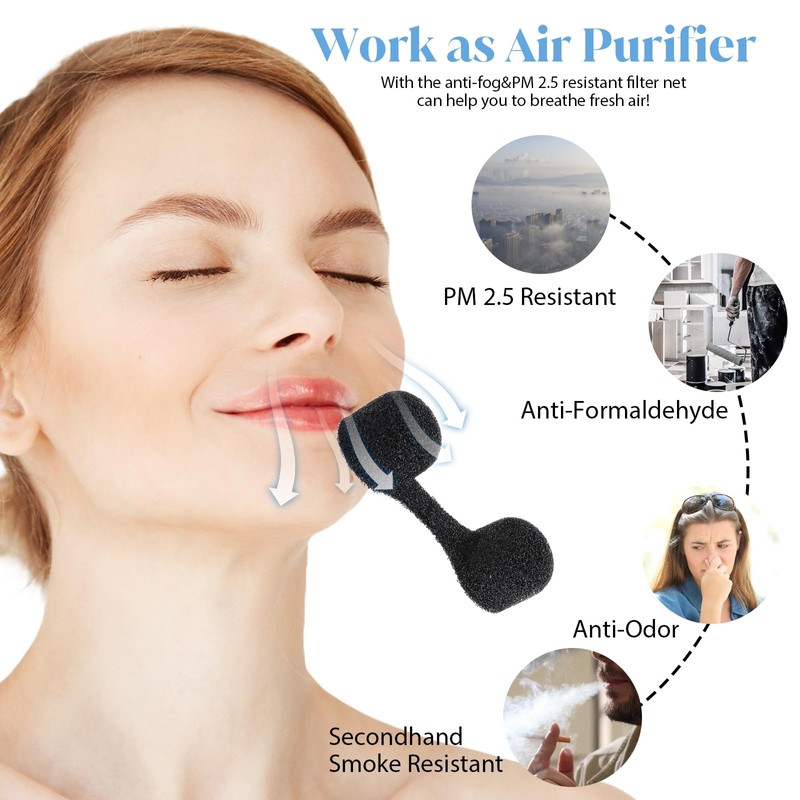 100 Pieces Nose Plug Filter Disposable Nose Dust Filters Bulk