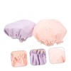 TOVINANNA Pcs Reusable Shower Caps for Women Hair Drying Hats