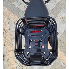 Fsdatongdazi Basket Support Luggage Rear Rack Black Cargo Carrier Support Shelf Compatible with Honda Trail 125 CT125 Hunter Cub 125 (2019 - Current)