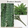 Ferns Fake Plants 52 Fronds Artificial Plants Outdoor 47" Long