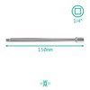 1/4 inch 150mm Extension for Socket Wrench from WIESEMANN 1893