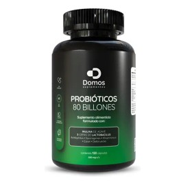 Domos - 80 Billones Probióticos - Inulina De Agave -120 Cáps