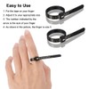 Accmor Ring Size Measuring Tool Includes Plastic Ring Sizer Mandrel