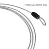 TOP-VIGOR 3Pcs Security Steel Cable, 2.5mm x 1m / 3.28ft
