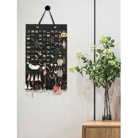 Hanging Organiser,Earring Holder,Earring Storage Organiser Jewelry Holder Compact Wall Mounted Earring Display Hanging Jewellery Organiser For Women Girls