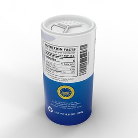 Fine Sea Salt from France - Celtic sea salt with built in Sea Salt Shaker, ready to use. 8.8 Oz