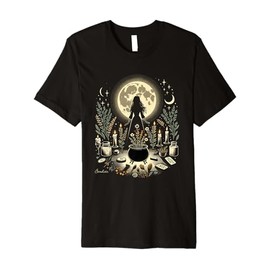 Samhain Pagan Samain Celtic Cottagecore Aesthetic Witch Premium T-Shirt