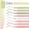 Mr. Pen- Aesthetic Highlighters, 8 pcs, Chisel Tip, Boho Colors,
