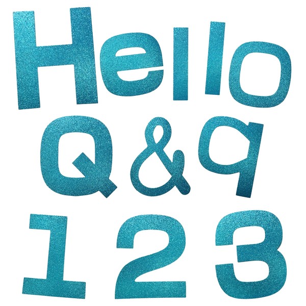 216Piece 5-Inch Bulletin Board Letters & Punctuation Set - Uppercase