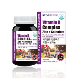 고함량 비타민B군 아연 셀레늄 활력 영양제 90정 3개월분 캐나다